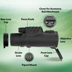 Starscope Monocular Telescope Smartphone Bundle - 10x42 Monoculars for Adults High Powered with Cell Phone Adapter | Bird Watching, Hunting, Hiking Pocket Scope | BAK4 Prism FMC Lens, Waterproof