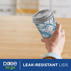 Dixie To Go Disposable Coffee Cups With Lids, 12 oz Paper Cups, 156 Ct