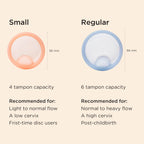 Saalt Menstrual Disc - Soft, Flexible, Reusable Medical-Grade Silicone - Wear 12 Hours - Removal Notch - Two Sizes - Menstrual Cup or Tampon Alternative - Made in USA - Lasts 10 Years (Blue, Regular)