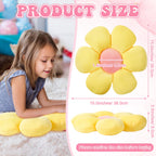 Reginary 4 Pcs Flower Floor Pillow Cushion Kid, Daisy, Fresh, 15.75''