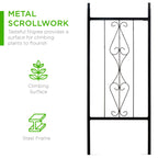 Best Choice Products 92in Steel Garden Arch Arbor Trellis for Outdoor, Yard, Garden, Climbing Plants w/Decorative Wire Lattice - Black