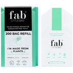 Fab Little Bag Sanitary Waste Bags - Pack of 200 Dispenser Bags (Dispenser Sold Separately) - Prevents Odours, No Mess, Eco Friendly