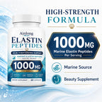 Ainlong Elastin Peptides 1000mg, Marine Elastin Peptide Skin Tightening Formula, 60 Count (1)
