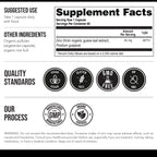 Organic Zinc 25 mg | Whole Food zinc Supplements | Derived from Organic Fruit, Elemental Zinc - Water Extracted, Vegan, GMO-Free - Essential Mineral, Antioxidant, Immune Support, Skin - 60 Servings