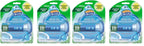 Scrubbing Bubbles Fresh Gel Toilet Bowl Cleaning Stamps, Helps Keep Toilet Clean and Helps Prevent Limescale & Rings, Rainshower Scent, 1 Dispenser with 6 Fresh Gel Stamps (Pack of 4)