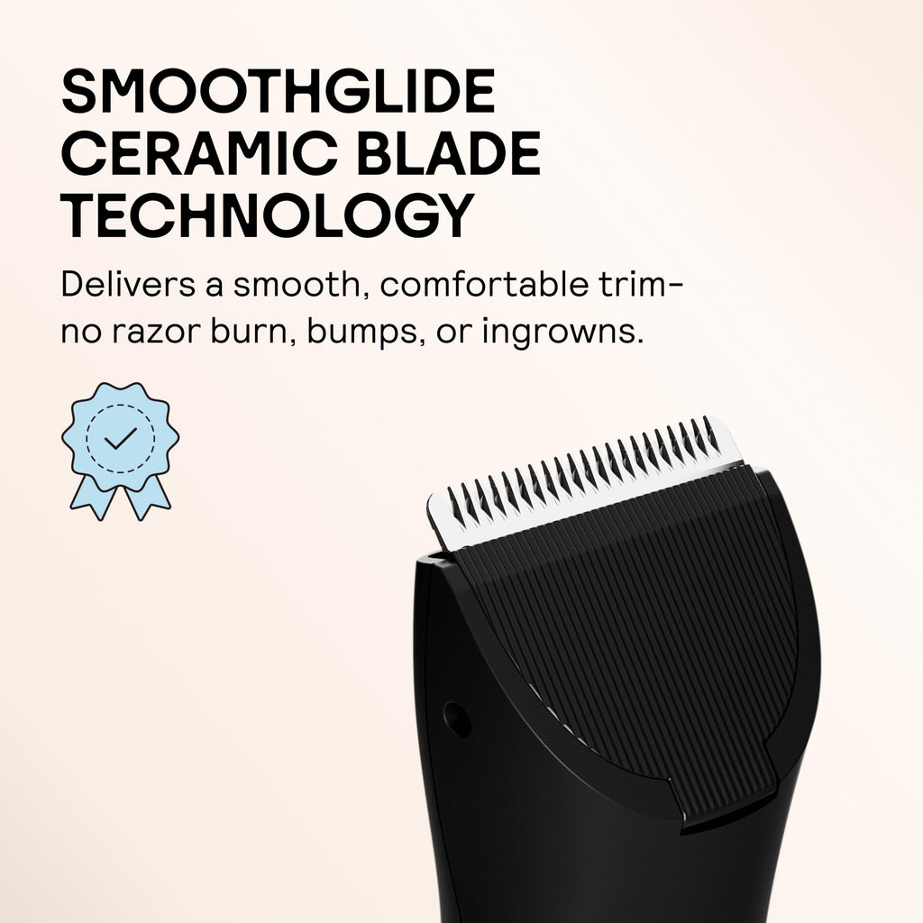 MERIDIAN The Trimmer Original | Body Hair Trimmer for Men & Women | Onyx