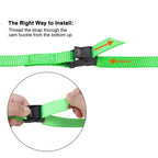 Ayaport Lashing Straps with Buckles Adjustable Cam Buckle Tie Down Cinch Strap for Packing