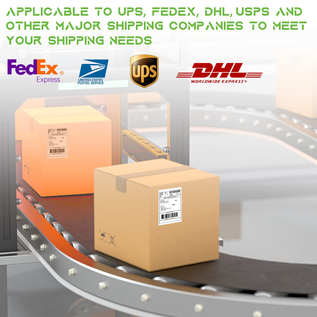 MFLABEL 4x6 Direct Thermal Shipping Labels - 40 Rolls of 450 Labels/Roll, Compatible with Zebra 2844/ZP450/ZP500/ZP505, USPS/FedEx/UPS/Amazon Shipping, Smudge-Resistant & Permanent Adhesive