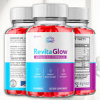 (2 Pack) RevitaGlow Gummies, Official Revita Glow Gummys with Apple Cider Vinegar, Advanced Skin Health Support Supplement with Premium Beauty Vitamins, Revitaglow Women's Health (120 Gummies)