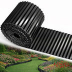 SJPULMO Corrugated Metal Edging, 6"x45Ft Rust-proof Landscape Edging Border