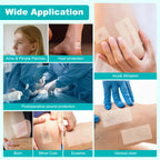 Hydrocolloid Roll for Wound Care, Hydrocolloid Bandages with Self-Adhesive, Cut-to-Size Patch Bandages, Ultra Absorbent, Waterproof, First Aid Kit Essential (3IN*12FT)