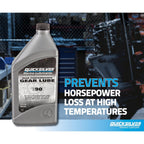 Quicksilver SAE 90 High Performance Gear Lube, 32 oz