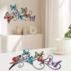 POXOHO Metal Butterflies Outdoor Decor, Indoor & Outdoor Decor, 22"×13.3"