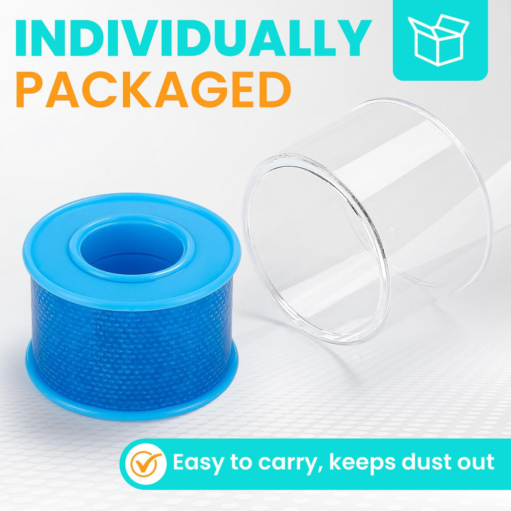 3 Rolls Soft Silicone Tape,Pre - Cut Waterproof Medical Tape Mouth Tape