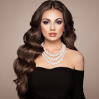 Haysandy Pearl Jewelry Set for Women 20s Jewelry Gift,White