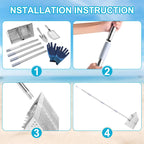 Sand Rake for Beach,, 65 Inches Long Handle Sand Sifter for the Beach