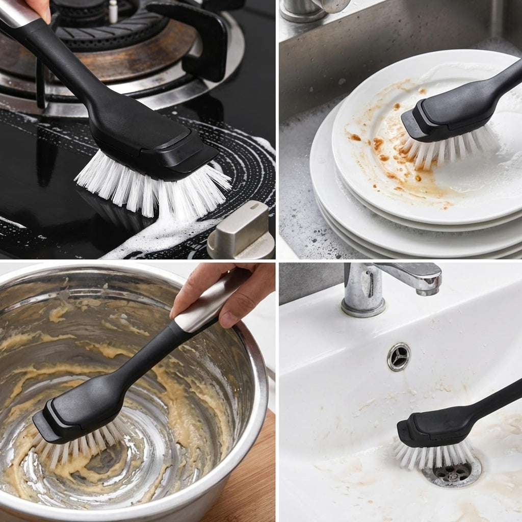 Brush Refill for OXO Steel Dish Brush - 8 Pack Dish Brush Cleaning Replacement Head