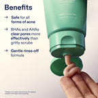 Skinfix 2% BHA Cleanser - 5 oz - Clears Acne Blemishes & Blackheads - Safe for All Types of Acne - Fragrance Free - Vegan, Cruelty Free