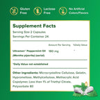 IBgard Gut Health Supplement, Peppermint Oil Capsules for Abdominal Comfort, 96 Capsules