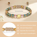 yupoxiu Natural Stone Bracelets - Inspirational Birthday Gifts for Women