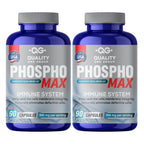 Phosphomax - Fosfoetanolamina - Unique Blend of Phosphoethanolamine to Boost Your Immune System- Natural Fosfoetalonamina, 26 Years of Researched Formulation - 180 Capules