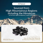 Purblack Pure Himalayan Shilajit Resin - Himalayan and Other Mountain Ranges Gold Infused Shilajit for Men & Women with Over 85+ Trace Minerals for Energy & Immunity | 60 Servings | USA Made