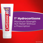 Cortizone-10 Maximum Strength Intensive Healing Itch Relief Cream, 1% Hydrocortisone, Fast-Acting, Anti-Itch Cream for Bug Bites, Rash, Eczema, Psoriasis, Poison Ivy, Oak, Sumac & More, 2 oz, 4 pack
