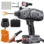 Sakerplus Portable Welding Machine, Handheld Welder Machine 110V, ARC Portable Welder with IGBT Inverter 5 Variable Current Adjustment, 30pcs 3/32" Wire Rods, Welding Helmet, Carrying Case Included