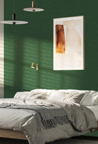 Abyssaly Green Wallpaper Peel and Stick 15.7" x 393.7" Silk Embossed Green Contact Paper for Cabinets Removable Self Adhesive Textured Wallpaper Covering for Bedroom with Scraper, Paper Cutter