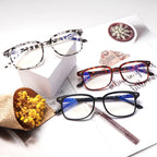 STASTEND Progressive Multifocal Anti Blue Light Reading Glasses for Women and Men Fashion Eyeglasses Frame (3 Mix C1, 2.00, multiplier_x)