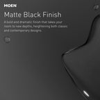 Moen Modern Deck Mounted Lotion or Kitchen Soap Dispenser Pump, Matte Black, 3942BL