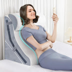 Simpledad Wedge Pillow for Sleeping, Orthopedic Bed Wedge Pillow Set, 15-in-1 3PCS Adjustable Memory Foam Wedge Pillows Post Surgery, 9 &16 & 20 inches Height 3-in-1 Incline Wedges Pillows