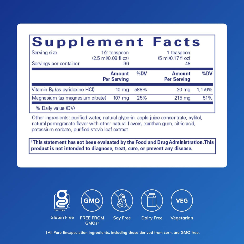 Pure Encapsulations Magnesium Liquid | Hypoallergenic Combination to Support Musculoskeletal and Cardiometabolic Health | 8.1 fl. oz.