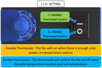 iLIVING HYBRID Ready Smart Thermostat Solar Roof Attic Exhaust Fan, 14", 40-Watt, 1150 CFM, Cools up to 2900 Sq.Ft. Coverage Area, Black