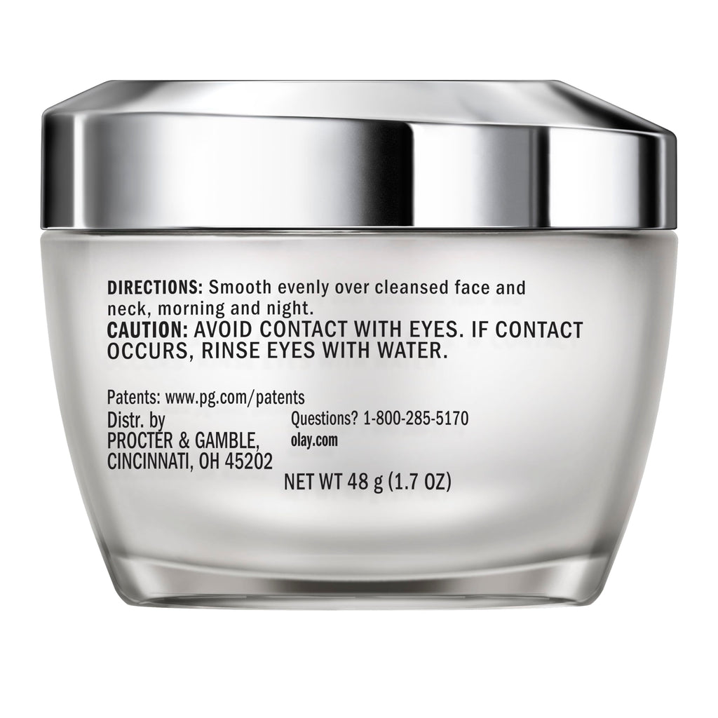 Olay Collagen Peptide Face Moisturizer, Firming Cream for Women, Fragrance-Free, Non-Greasy - Hydrating, Anti-Aging, Anti-Wrinkle, Smoothing of Fine Lines, Tightening Skin Care - Niacinamide, 1.7 Oz