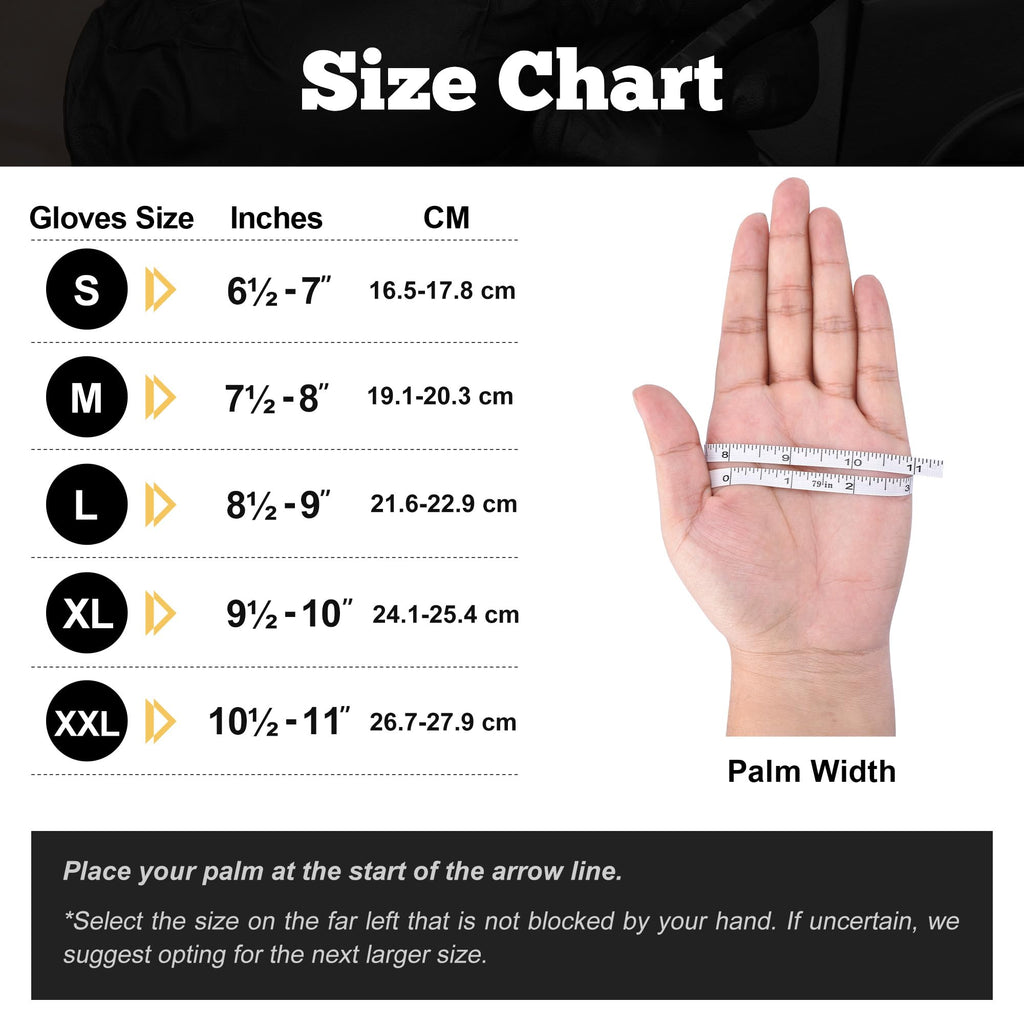 TitanFlex Heavy Duty Black Nitrile Gloves, 6-mil, Fully Textured, Large 1000-ct Box, Mechanic Disposable Gloves, Work Gloves, Latex Free, Powder Free, Rubber Gloves for Food Prep