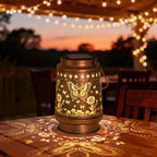 2Pack Solar Lights Solar Lanterns Outdoor Waterproof - Butterfly Garden Decor Birthday Gifts for Women Mom Grandma Butterflies Decoration Outside for Yard, Patio, Backyard, Porch