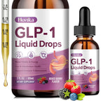 GLP-1 Supplement, GLP-1 Support Liquid Drops with Berberine, Chromium, Ceylon Cinnamon, Green Tea & Hops Flower Extract, GLP-1 Supplement for Gut & Metabolism Health, Vegan, Mixed Berry Flavor 2 Fl Oz