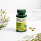 Banyan Botanicals Organic Pollen Protect–Clinically Tested Respiratory Support Supplement–Supports a Healthy Response to Seasonal Irritants–Non-Drowsy Sinus & Breathing Support-90 Tablets-USDA Organic