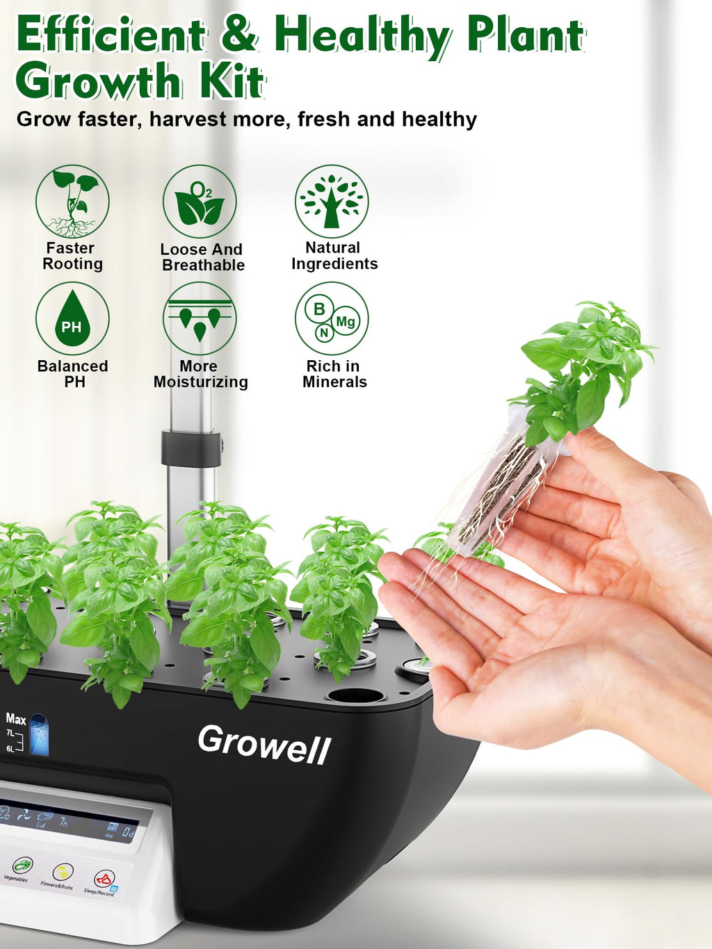 Growell Seed Pod Kit for Aerogarden, 182 Pcs Grow Anything Kit