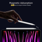 JAMJAKE Stylus Pen for iPad 6-11th Gen 2X Fast Charge, Palm Rejection-White