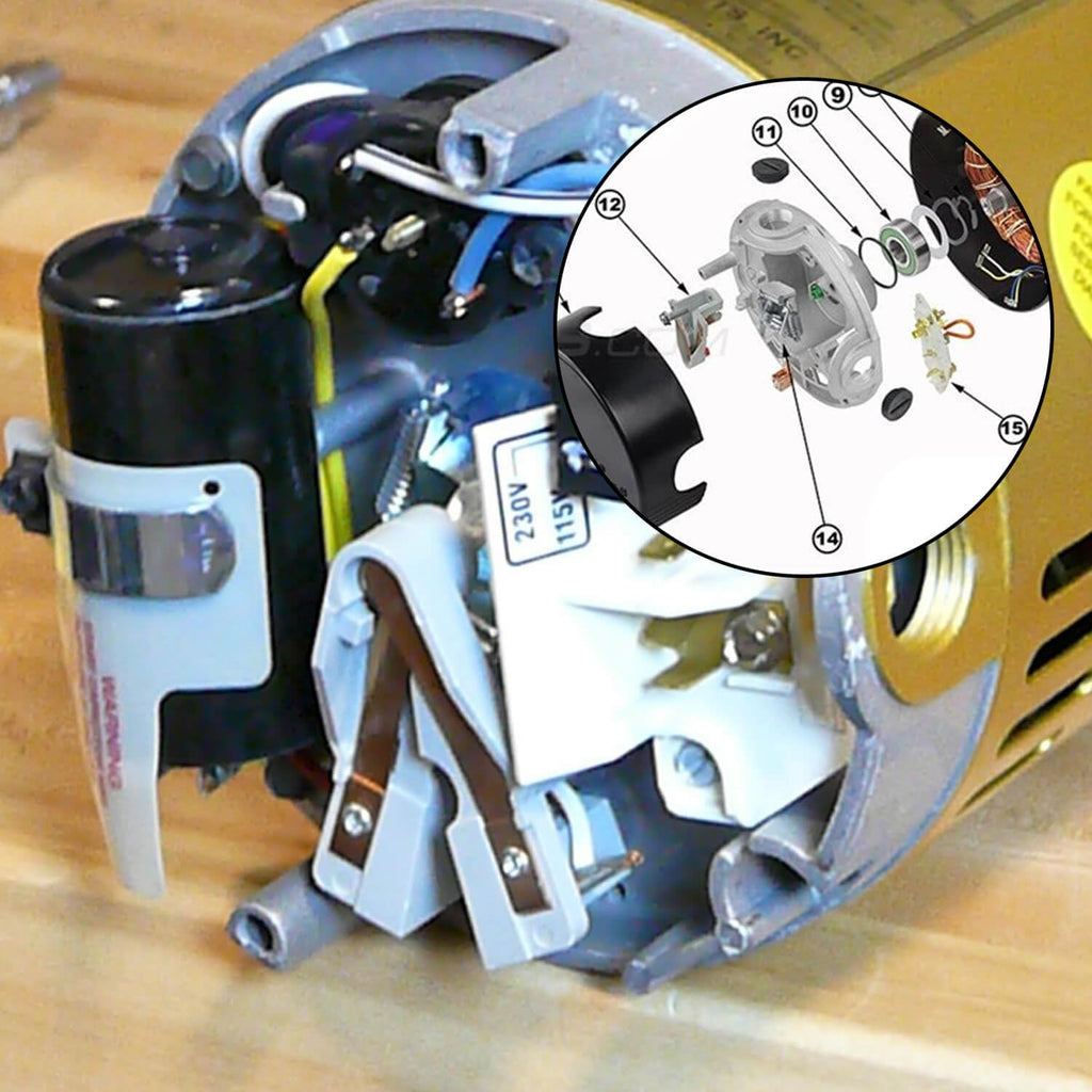 Single Speed Rotating Switch Part, Fit for A.O Smith Pumps,Stationary Switch Replace 629002-001,629002001,SAW-21-36