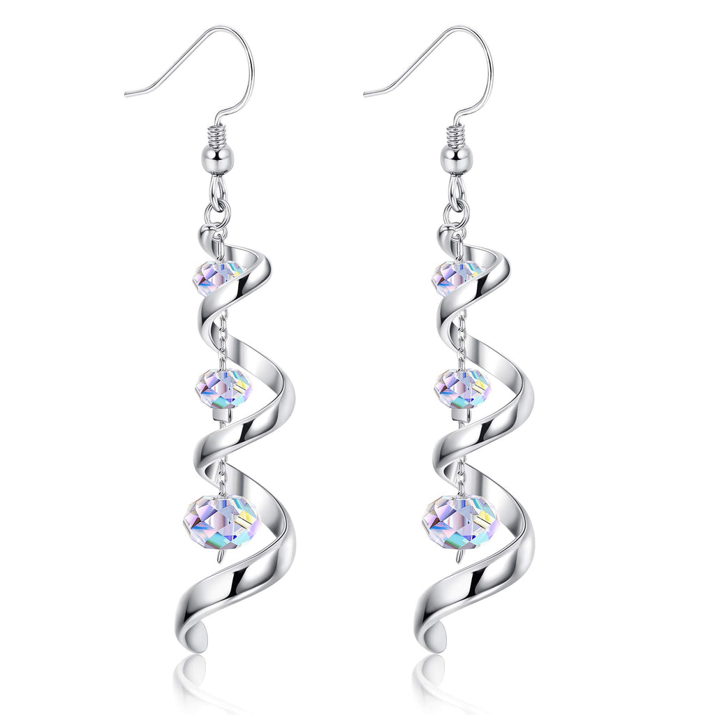 PATISORNA 925 Sterling Silver Eardrop Dangle Earrings for Women S