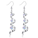 PATISORNA 925 Sterling Silver Eardrop Dangle Earrings for Women S