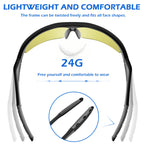 OXG 6 Pack Safety Glasses for Men and Women, UV-Block Safety Goggles ANSI Z87.1 Protective Eyewear Impact & Scratch Resistant Eye Protection for Shooting Construction and Outdoor