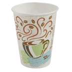 Dixie PerfecTouch 12 oz. Insulated Paper Hot Coffee Cup by GP PRO (Georgia-Pacific), Coffee Haze, 5342CDSBP, 160 Cups Per Case, Coffee Haze Design