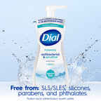 Dial Antibacterial Defense Foaming Hand Soap + Aloe, Fragrance Free, 7.5 Fl Oz (Pack of 6), Dermatologist-Tested Hand Wash, Gentle on Skin