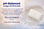 HARP® Fragrance Free Body Wash Bar – pH Balanced (5.0–6.0) Syndet Cleanser, No Lye, Non-Comedogenic, Gentle for Sensitive & Dry Skin, With Shea Butter & Borage Oil. 3-5oz Bars.