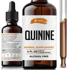SIRUNES Quinine Tincture Extract Quinine Dried Bark Herbal Supplement Quinine Immune System Support Cinchona Bark Liquid Drops Alcohol and Gluten Free-4 fl Oz
