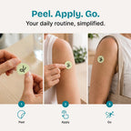 peppy NAD+ Patches for Women & Men, 60 Count – Energy Patches for Daily Vitality & Focus, Advanced Time Release 8–12 Hour Wellness Support, Premium Vegan Transdermal Patch System